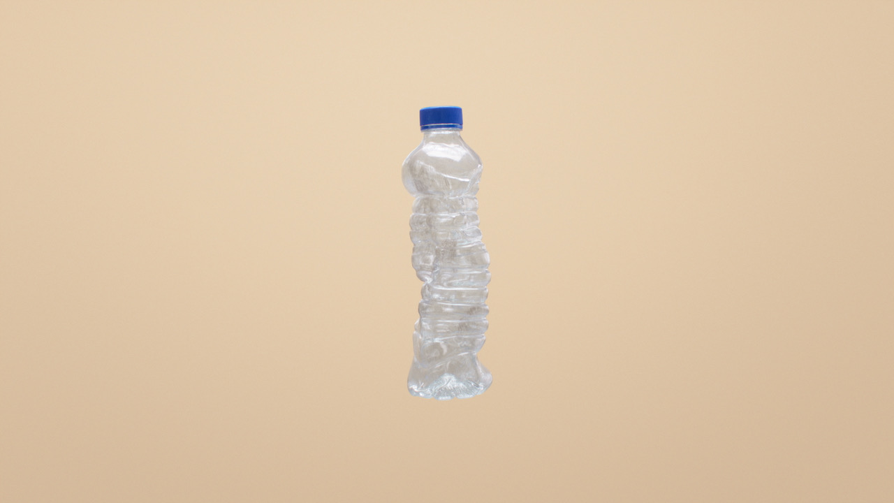 mesmerizing 3D animations by moby digg transform a recycled plastic bottle into lush fabric