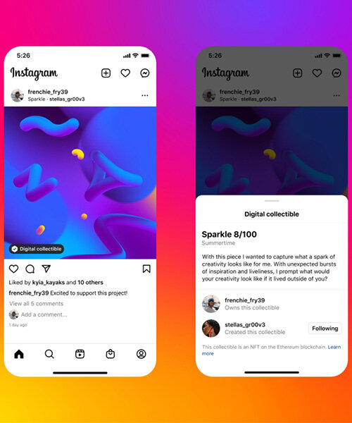 create & sell your own NFTs on instagram: meta introduces new platform tools