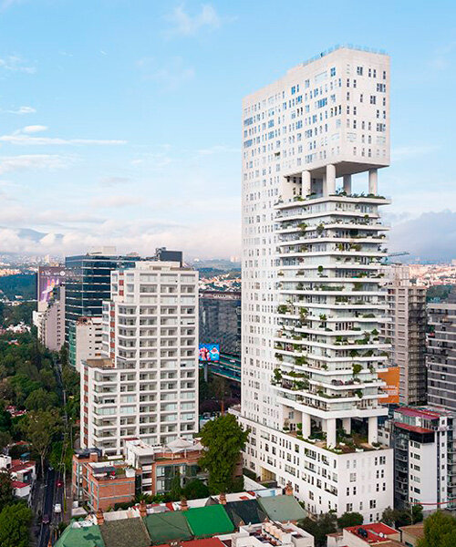 'periférico 2008' housing tower promotes sustainability in mexico's famous neighborhood