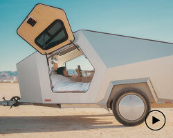 Polydrops P19 Camper Draws On Aerodynamics Of Sports Car Design