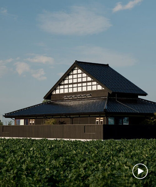 a 120-year-old japanese farmhouse is revived as an art hotel infused with local culture