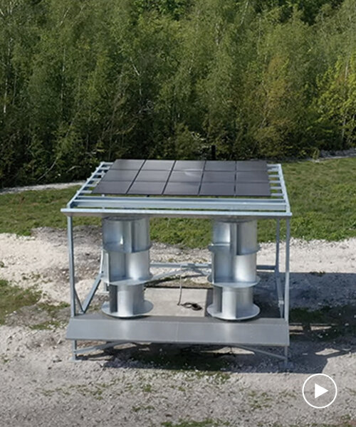 unéole combines solar and wind power to devise an ideal renewable energy system