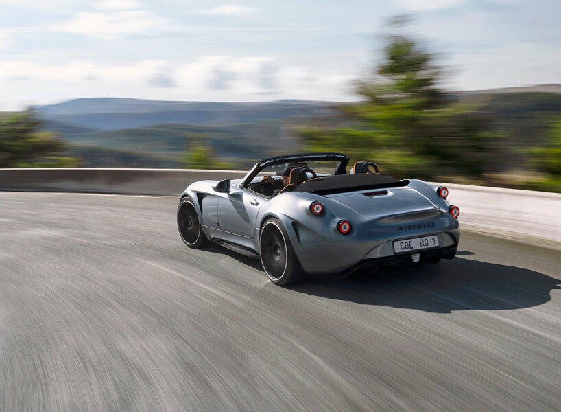 wiesmann hits the road with ‘project thunderball,’ an electric convertible sports car