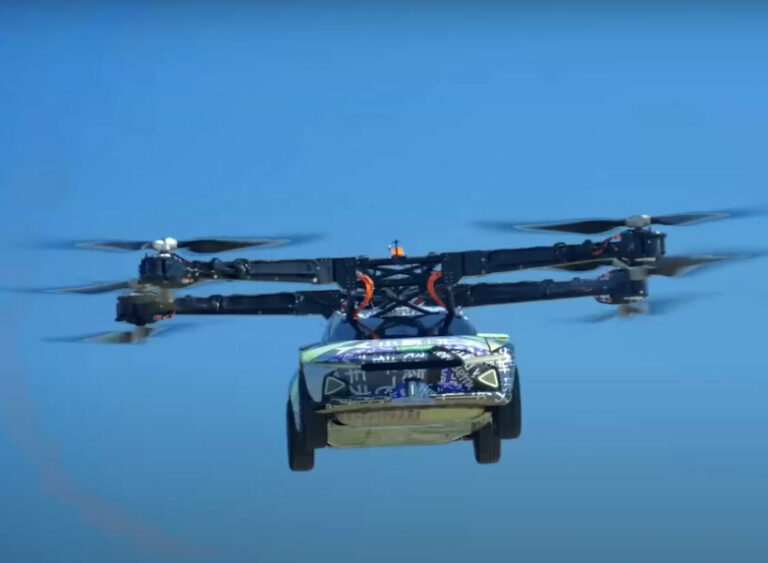 helicopter kit by XPENG turns driving car into flying vehicle