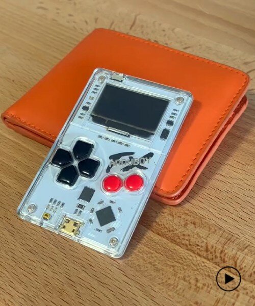 card-sized 'arduboy mini' game console fully functions with 300+ games