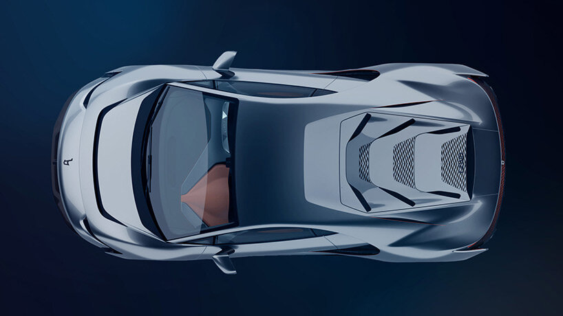 bertone unveils limited edition GB110 hypercar that runs on plastic waste