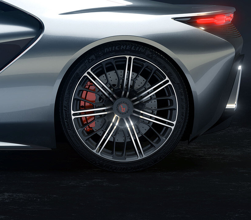 bertone unveils limited edition GB110 hypercar that runs on plastic waste