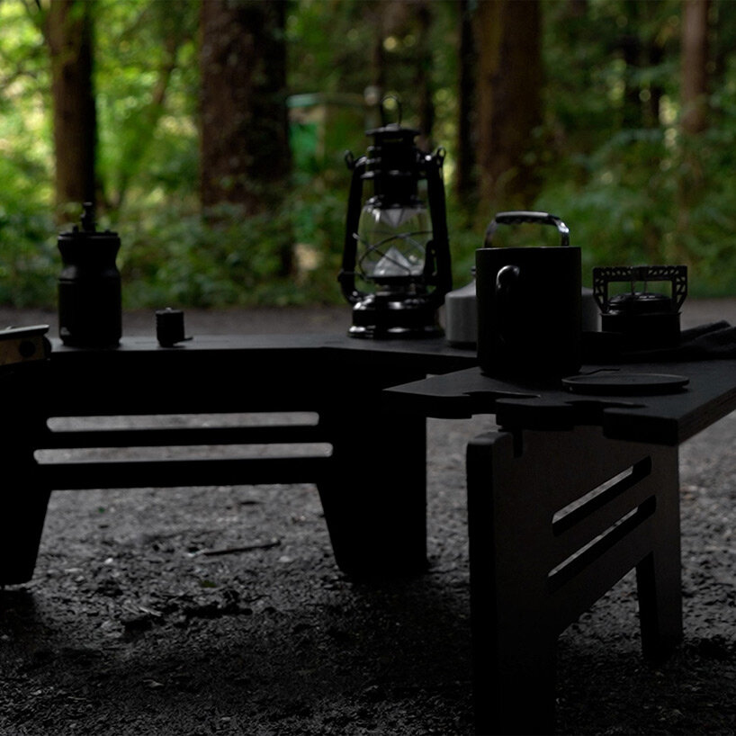 blackishgear's all-black camping equipment makes your campsite as dark & edgy as possible