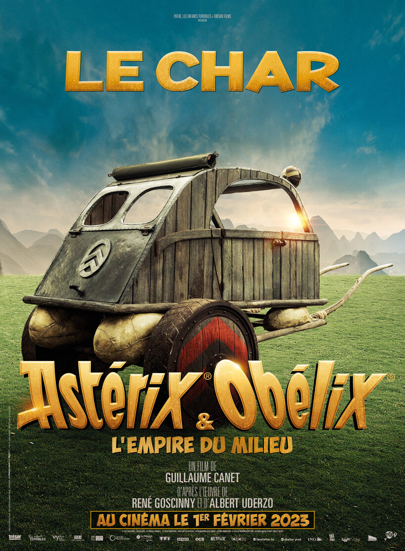 citroen reimagines iconic 2CV as chariot concept for upcoming asterix & obelix movie
