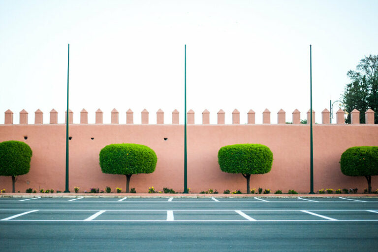 photo series captures the dusty rose hues blending morocco’s clay ...