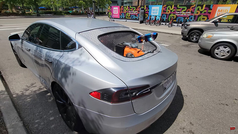 watch the first-ever cordless tesla go on a 1,800-mile road trip without  charging