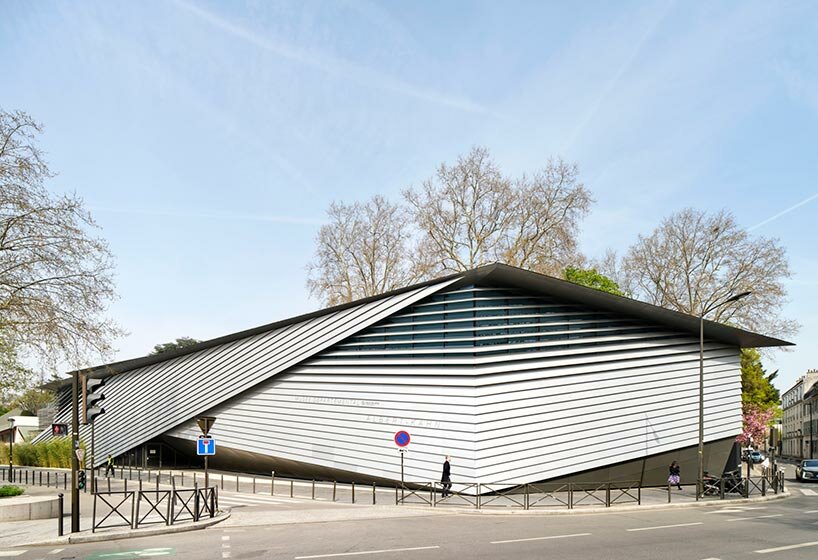 kengo kuma's irregular aluminum-clad facade welcomes visitors to new albert kahn museum