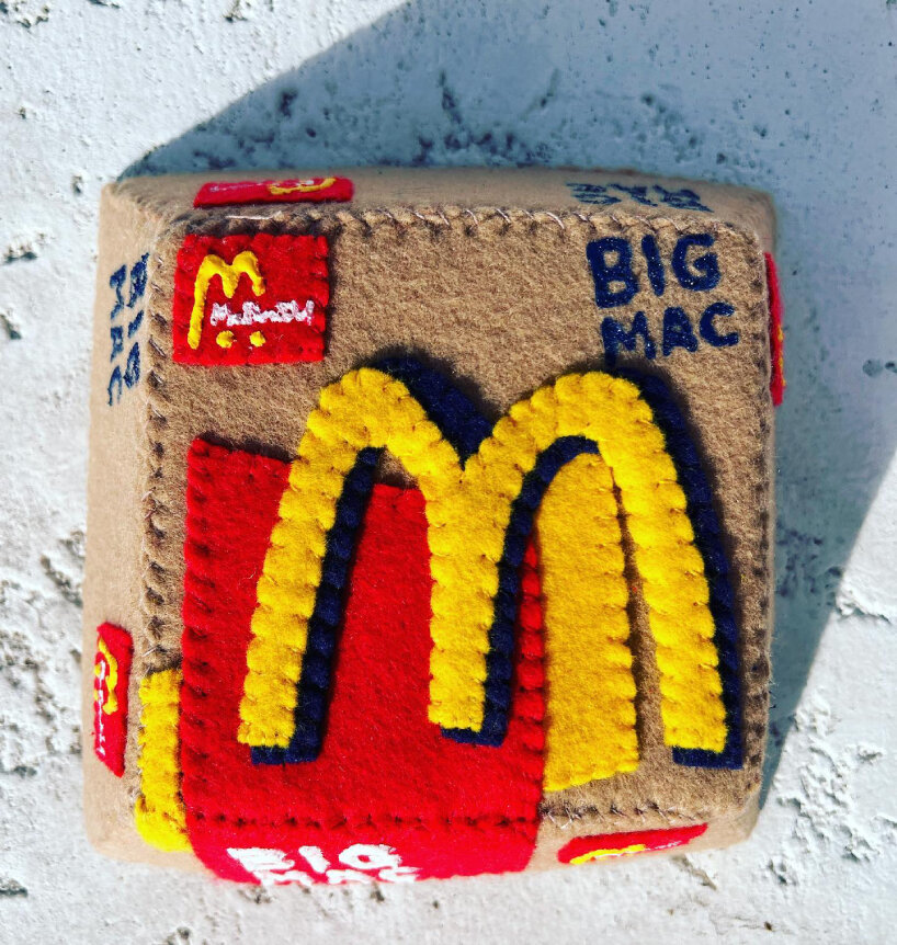 lucy sparrow exhibits her entirely felt-made mcdonald’s in miami | ARCHCOD