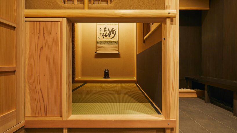 sunaba's zen, nature-infused japanese tearoom fosters sense of spirituality in urban tokyo