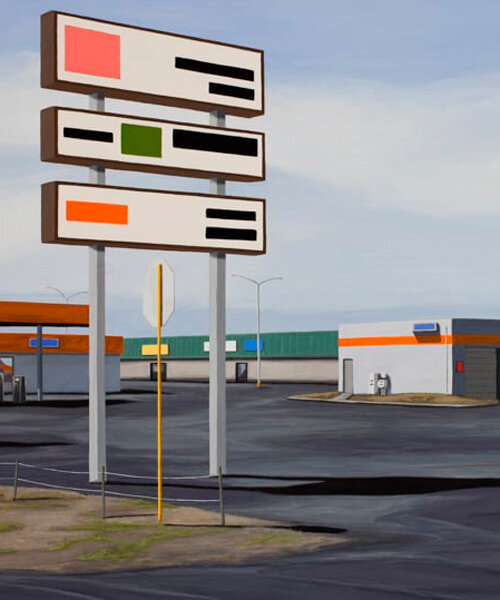 'places where we have been' art series illustrates familiar stills of human experience