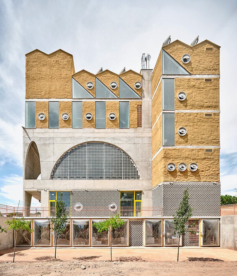 Andrés Jaque designs a private school in Madrid as a stacked and complex 