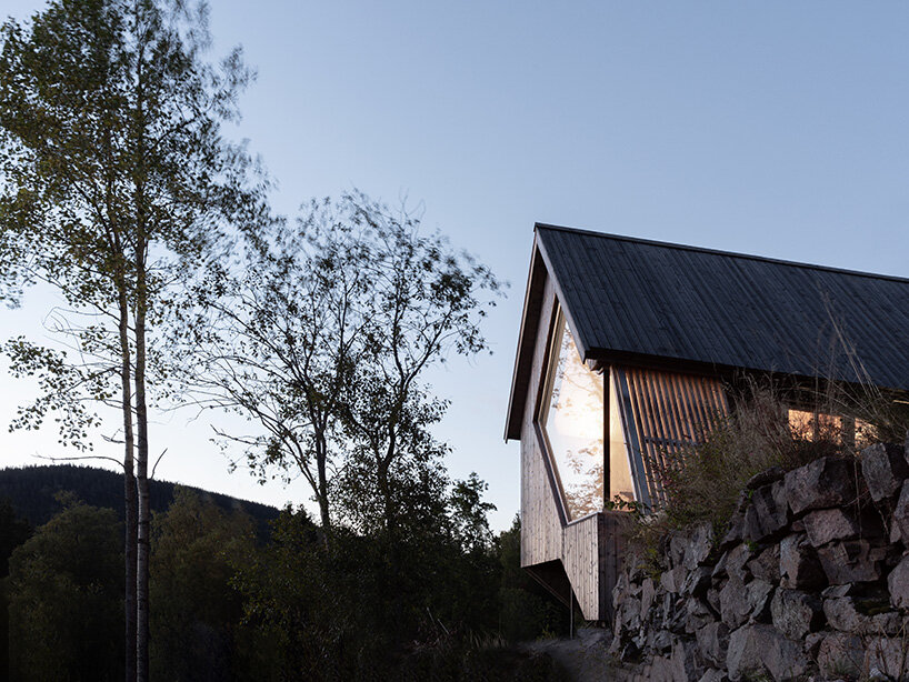 rever & drage pairs modern cabin with 1930s bolthole in nordmarka, norway