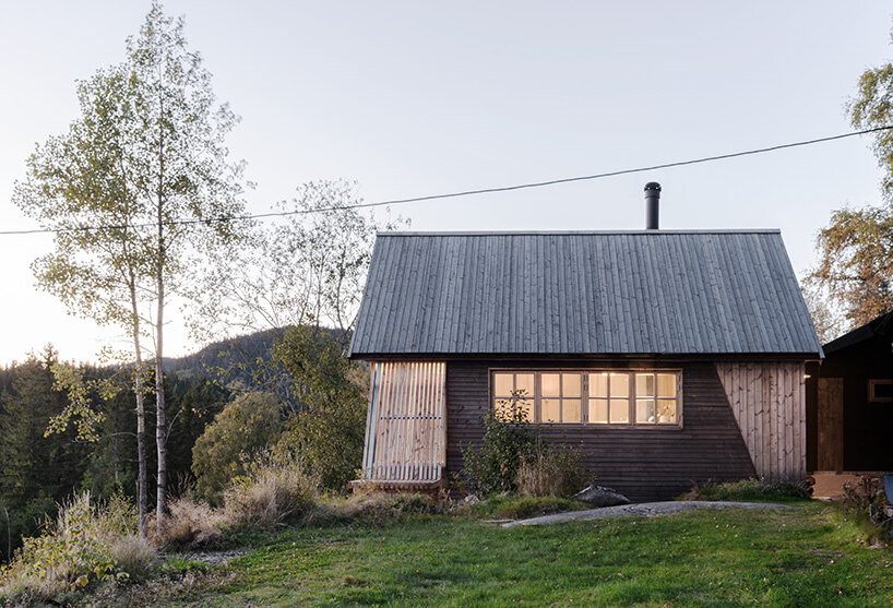 rever & drage pairs modern cabin with 1930s bolthole in nordmarka, norway