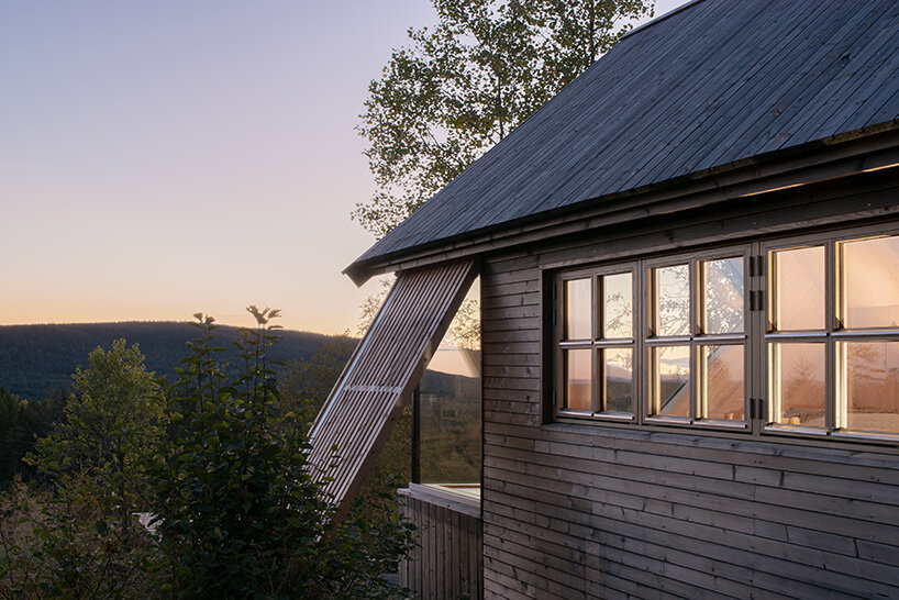 rever & drage pairs modern cabin with 1930s bolthole in nordmarka, norway