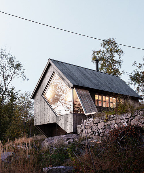 rever & drage pairs modern cabin with 1930s bolthole in nordmarka, norway