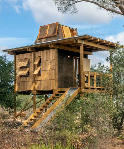 madeiguincho tops wooden shack 'columba' with skylight in sunshine-generous portugal