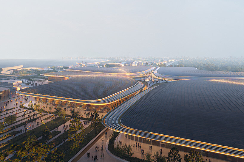 zaha hadid architects unveils masterplan of dismantable pavilions for ODESA EXPO 2030