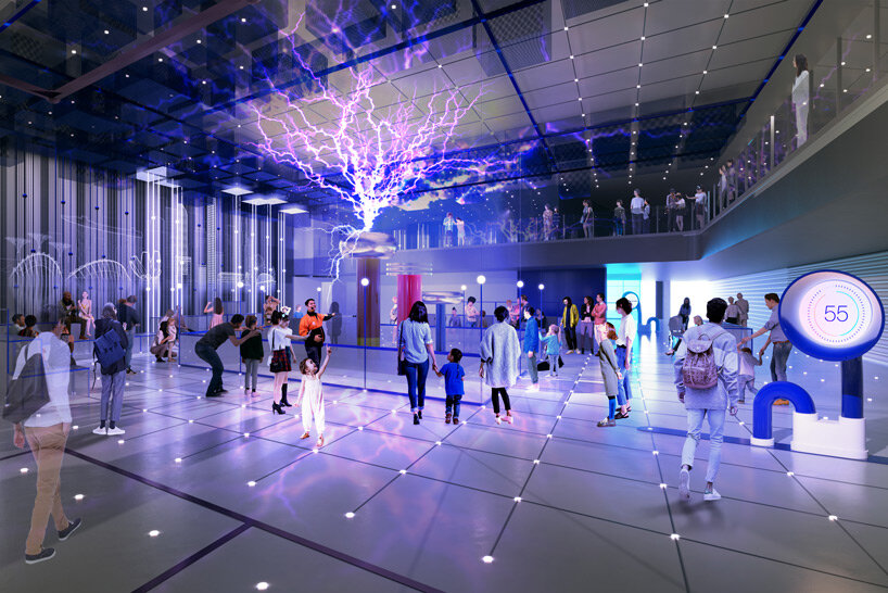 zaha hadid architects unveils interlocked 'floating' volumes for singapore's new science center