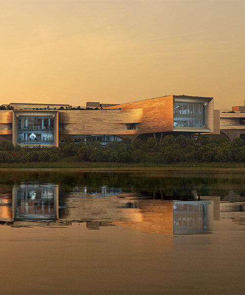 zaha hadid architects unveils interlocked 'floating' volumes for singapore's new science center
