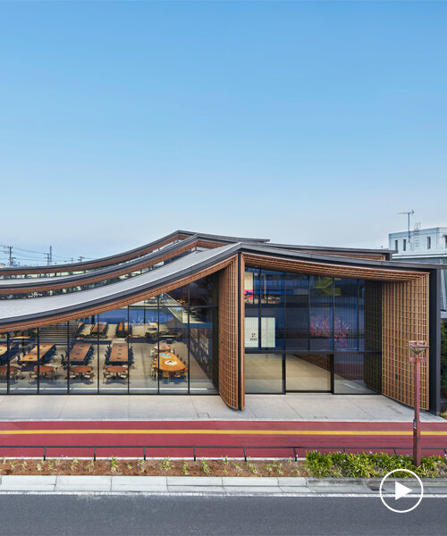 the ZOZO headquarters emerges as three draping volumes in chiba, japan