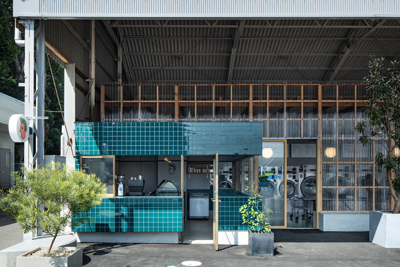 laundromat meets japanese ice cream shop in suppose design office's hybrid concept