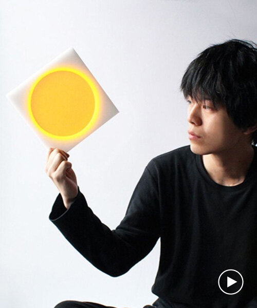 nisshoku captures light from its surroundings to exude an eclipse-like glow