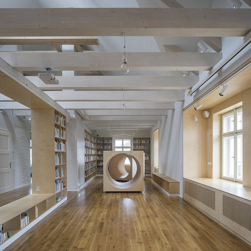 atakarchitekti converts former rectory into vibrant community center in the czech republic