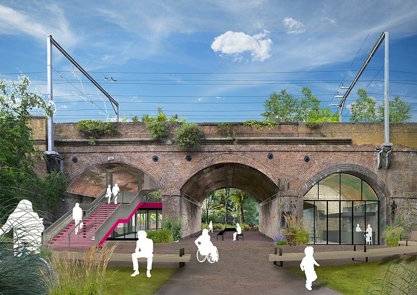 elevated urban park initiative gets planning approval to revive london's neglected railway