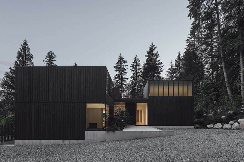 Leckie studio's rural retreat in British Columbia captures light and landscapes like a camera lens