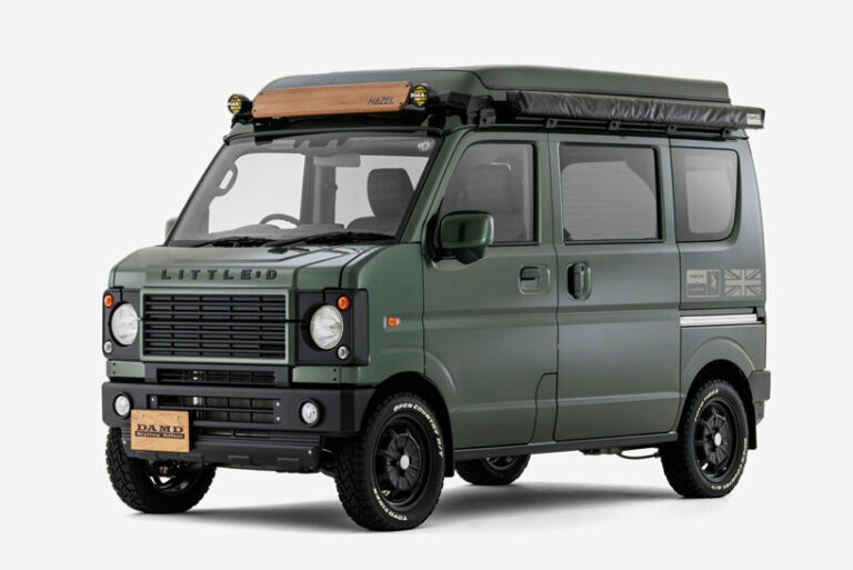 damd's body kit transforms suzuki's 'every' minivan into a defender