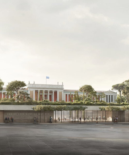 chipperfield wins competition to expand national archaeological museum of athens