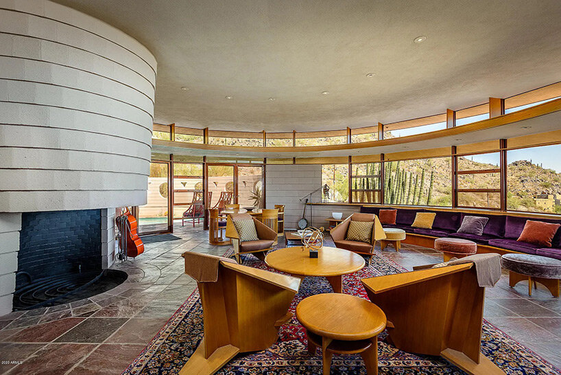 frank lloyd wright's last completed design 'circular sun house' hits the market for $8,9M