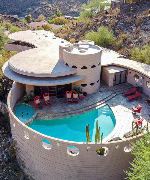 frank lloyd wright's last completed design 'circular sun house' hits the market for $8,9M