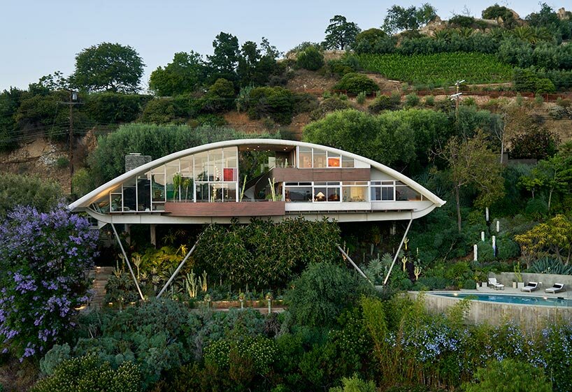 Suspended Above Los Angeles Hill John Lautner s Modernist Gem Is 