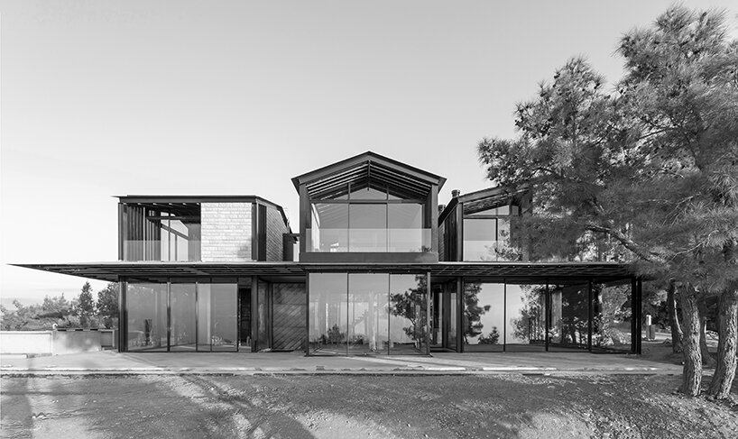 Karim Nader's hybrid glass house in Mount Lebanon is nearing completion