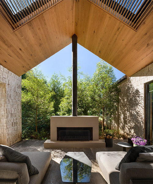 chain + siman nestles year-round multigenerational retreat within the mexican forest