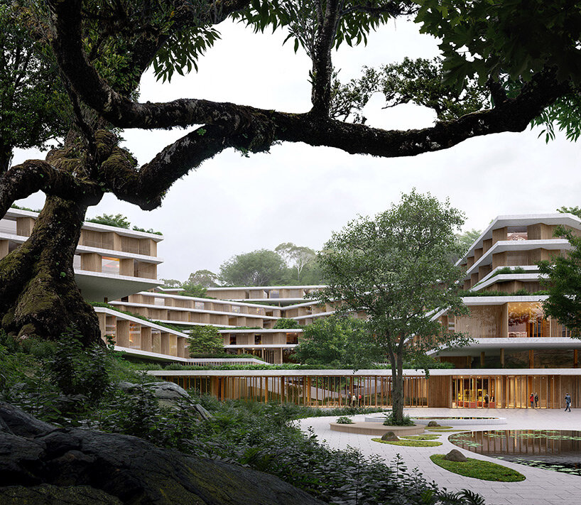 mecanoo unveils nature-infused proposal for guangming scientist valley campus in china
