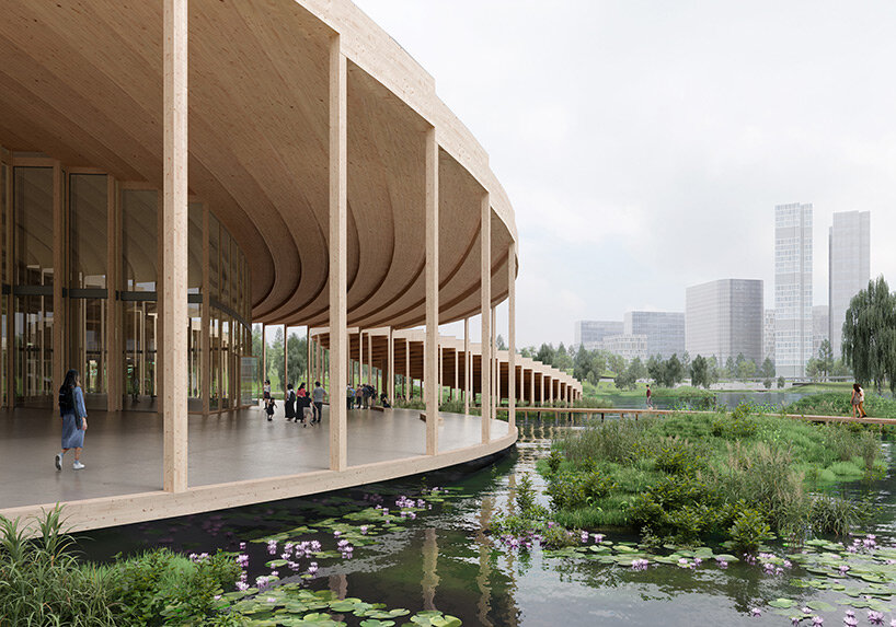 mecanoo unveils nature-infused proposal for guangming scientist valley campus in china