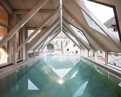 noa* redesigns goldene rose hotel under a historic roof, as a kaleidoscope of the past