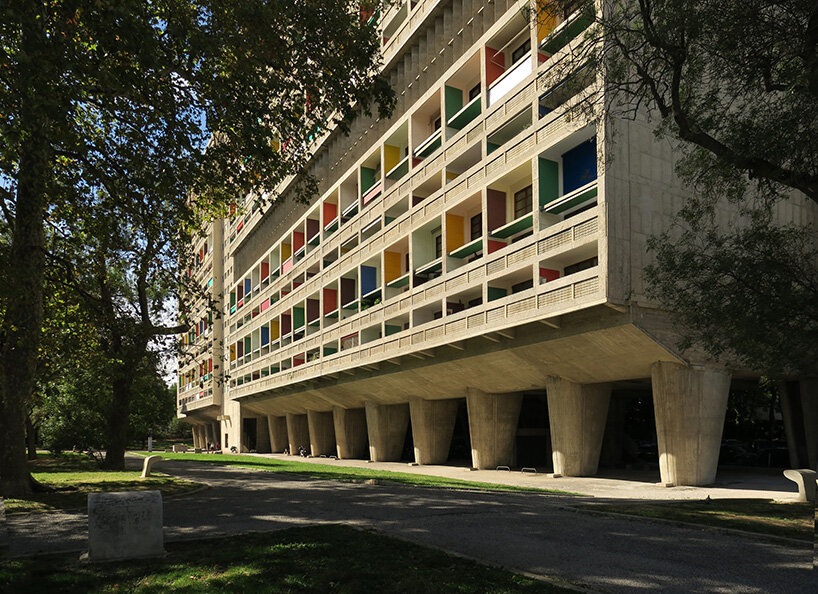 5. Le Corbusier, pilotis of Unité d'Habitation, 1952. Marseille