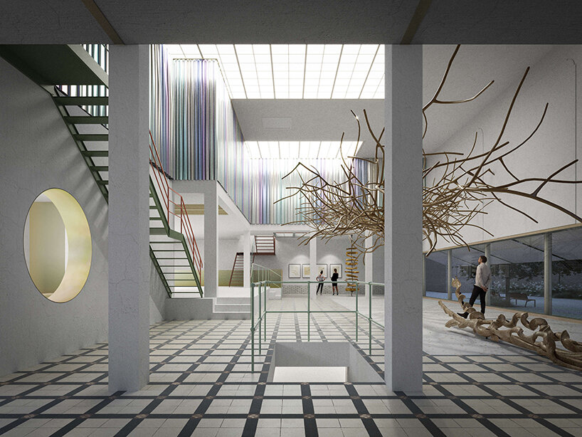 CHYBIK + KRISTOF envisions former pearl factory as a new art hub in the czech republic