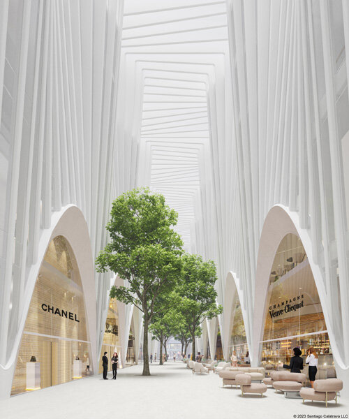 santiago calatrava to make his mark on düsseldorf with vaulted boulevard