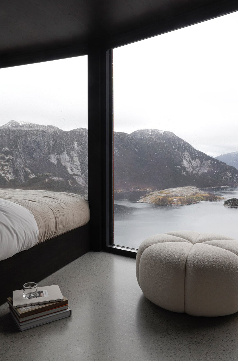snøhetta's floating 'starlodges' gaze at norway’s lysefjorden from panoramic windows
