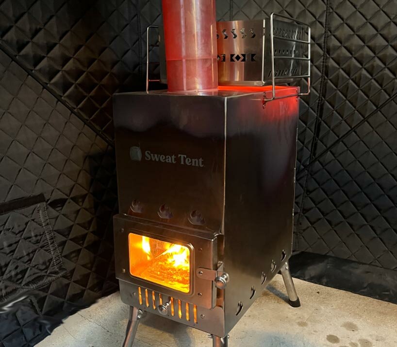 meet sweattent: a portable pop-up sauna that sets up anywhere in 3 min