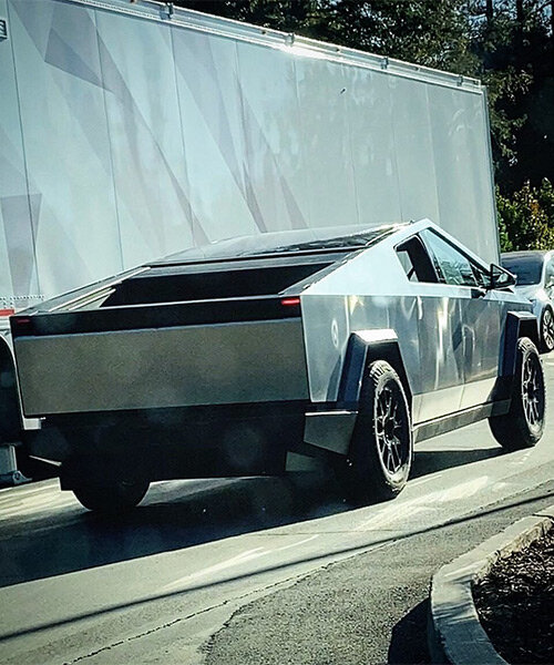 is the cybertruck closer than ever? tesla's long-awaited car spotted with new design